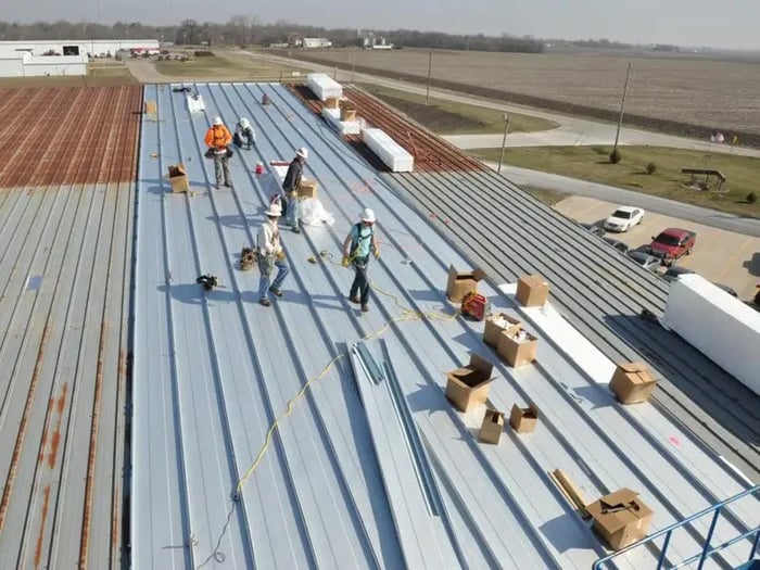 Worn-Out Existing Metal Roofs