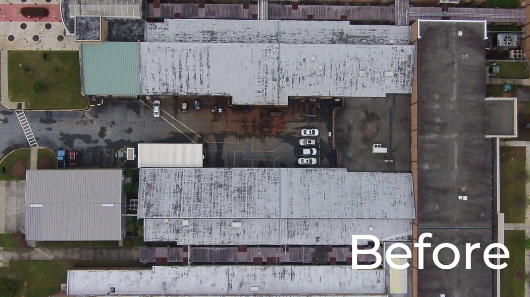 Central GA Tech_Retrofit_238T_Medium Bronze_Straight Down shot_before