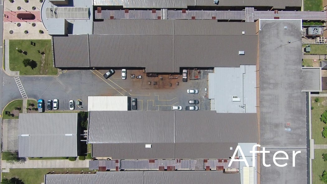 Central GA Tech_Retrofit_238T_Medium Bronze_Straight Down shot_Finished