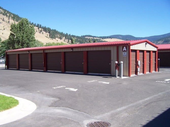 Mirage Concealed Fastner Roofing Panels Installed at Storage Facility